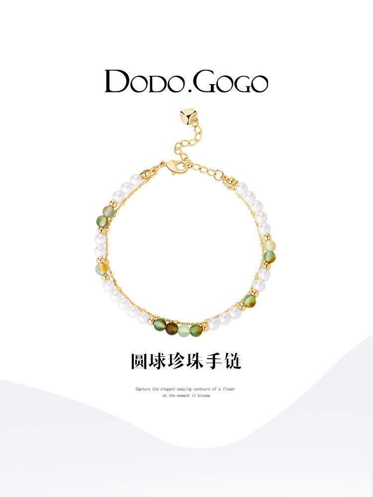 DODOGOGO 気質真珠ブレスレット女性プレゼント2024新型ブレスレット