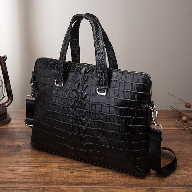 Men's handbag cowhide genuine leather business briefcase men computer bag