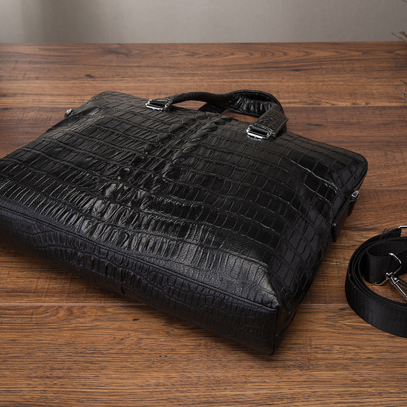 Men's handbag cowhide genuine leather business briefcase men computer bag
