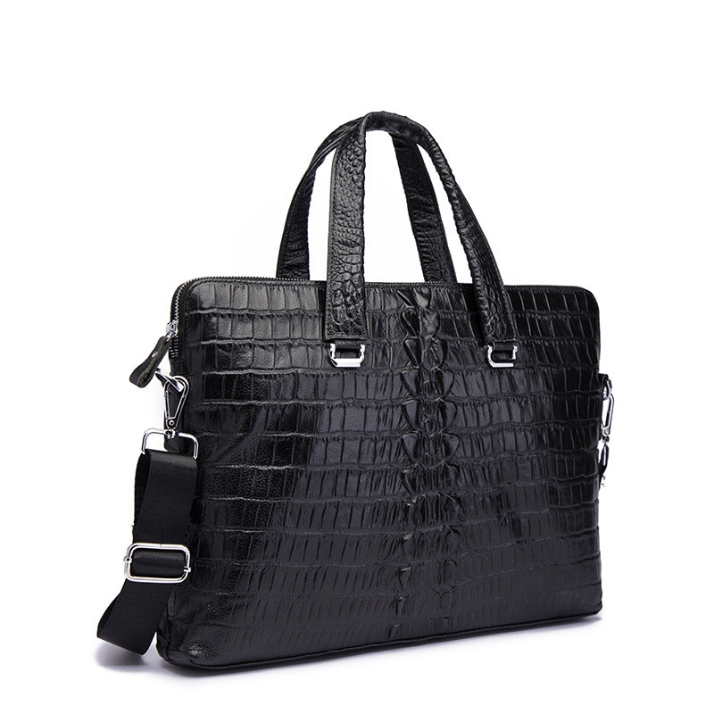 Men's handbag cowhide genuine leather business briefcase men computer bag