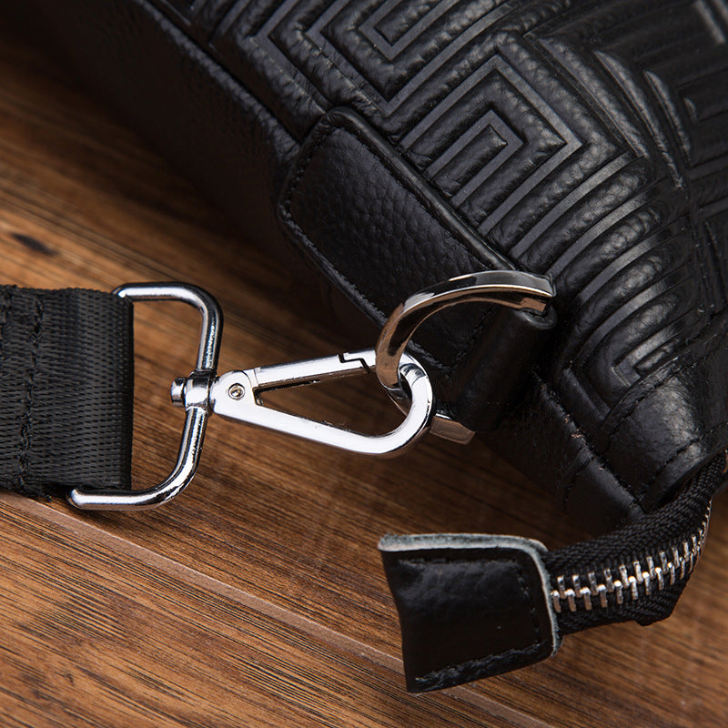 Men's Handbag Briefcase Cowhide Genuine Leather Business Men Computer Bag