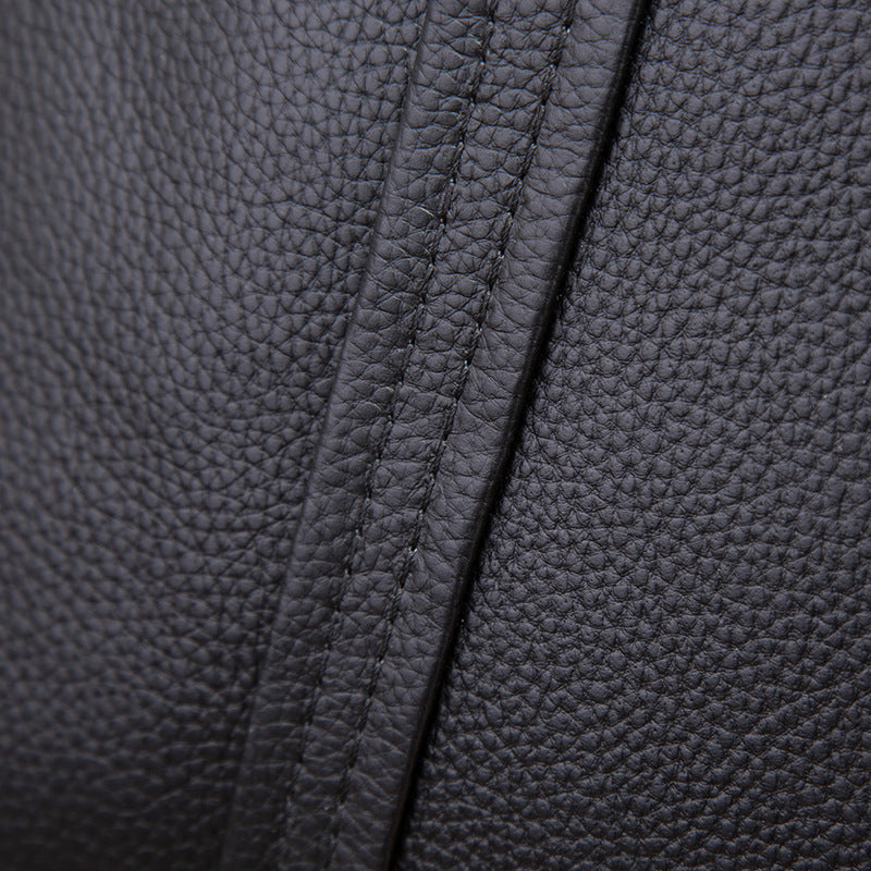 Men's Handbags Cowhide Genuine Leather Business Briefcase Retro Men's Computer Bags