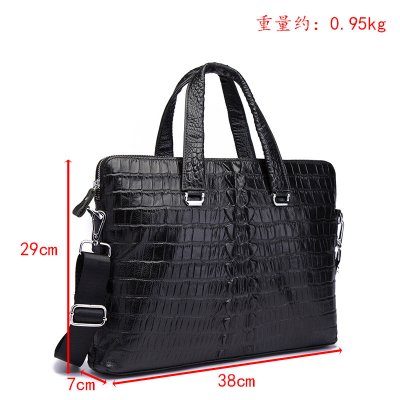 Men's handbag cowhide genuine leather business briefcase men computer bag