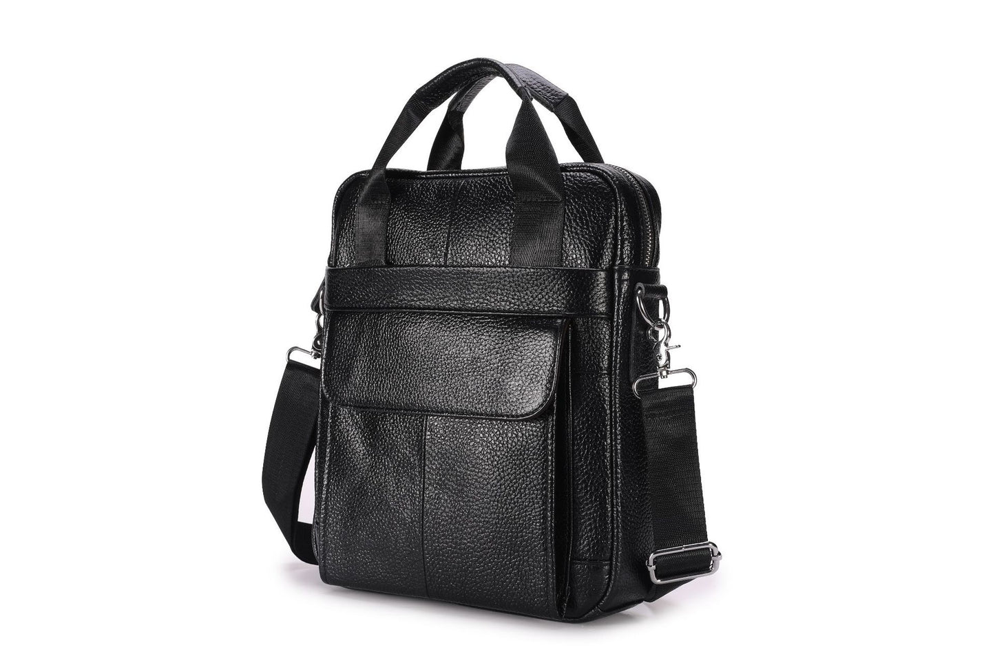 Men's Shoulder Bag Genuine Cowhide Leather Fashion Casual Business Men's Crossbody Bag Handbag