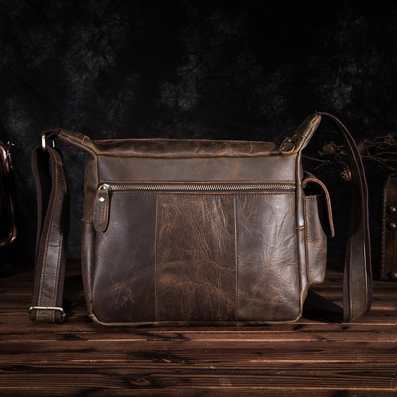 Men's shoulder bag Genuine cowhide leather crossbody bag for men