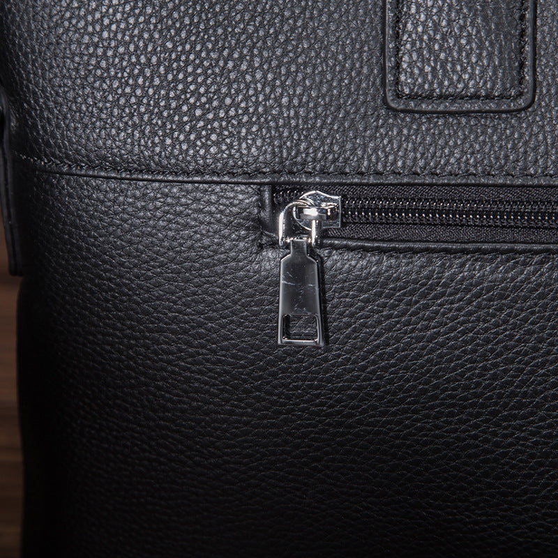 Men's Handbag Briefcase Cowhide Genuine Leather Business Men Computer Bag