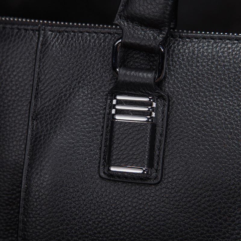 Men's Handbag Briefcase Cowhide Genuine Leather Business Men Computer Bag