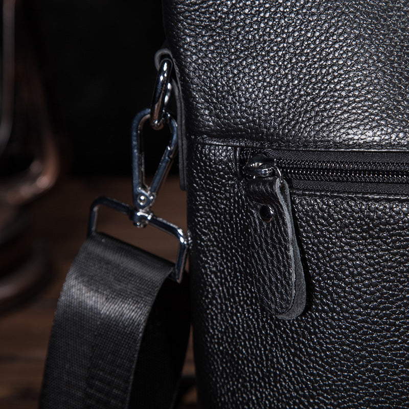 Men's Handbag Cowhide Genuine Leather Briefcase Business Men Computer Bag