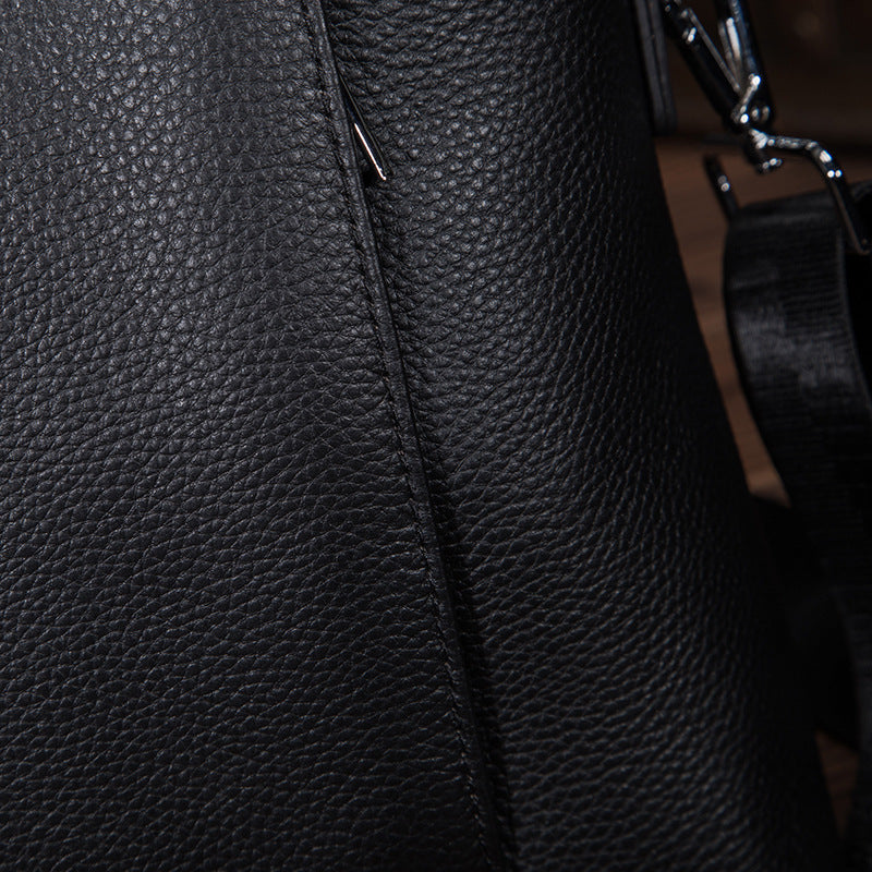 Men's Handbag Briefcase Cowhide Genuine Leather Business Men Computer Bag