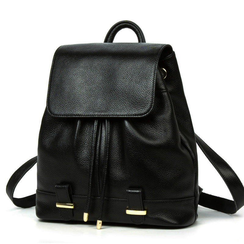 Genuine Leather Rucksack Women Boston Bag Fashion Cowhide Women Bag Casual Rucksack