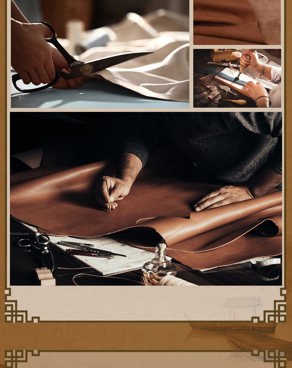 Men's handbag genuine cowhide leather business briefcase men's computer bag