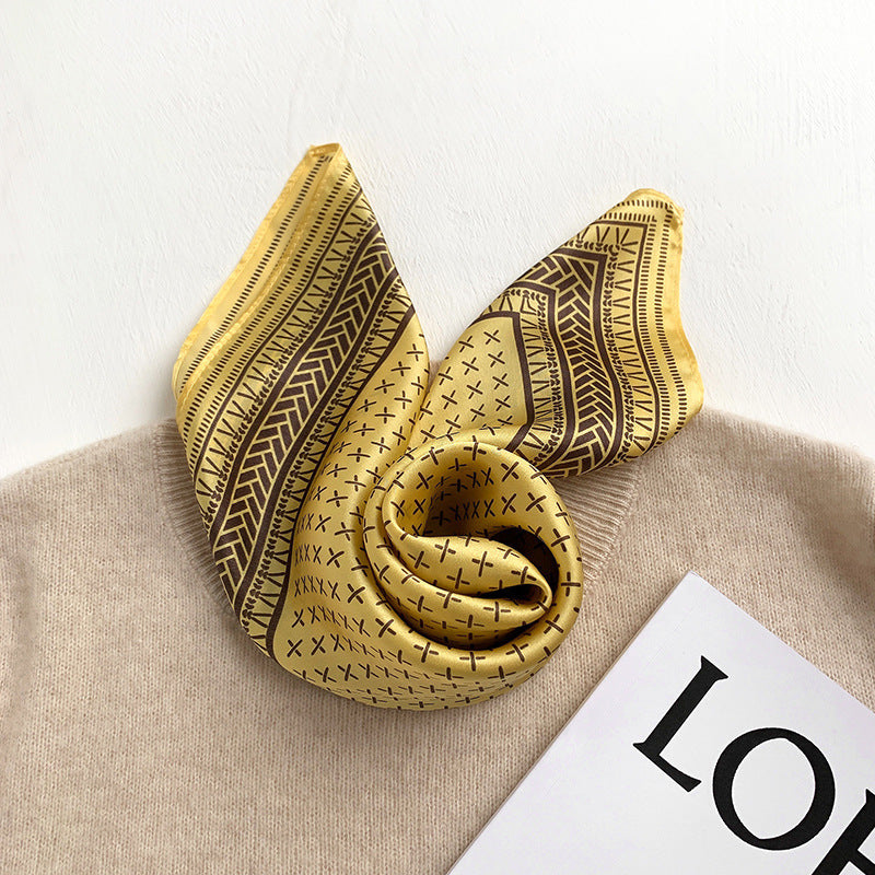 Silk scarf fashion scarf thin muffler decorating elegant temperament neckerchief
