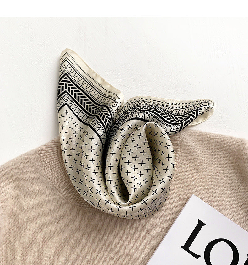Silk scarf fashion scarf thin muffler decorating elegant temperament neckerchief