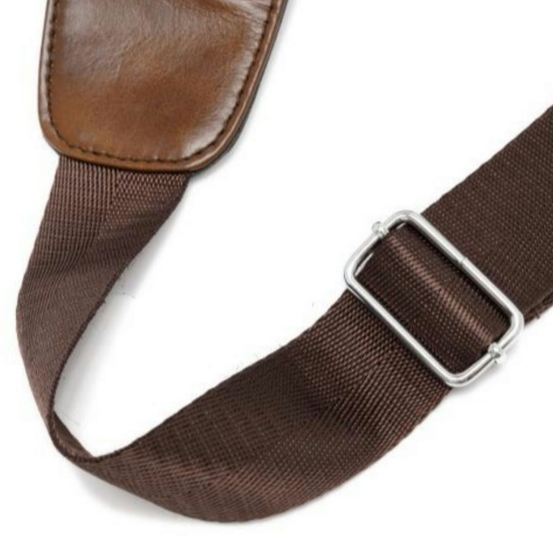 Men's bust bag genuine cowhide leather casual Korean fashion crossbody bag for men