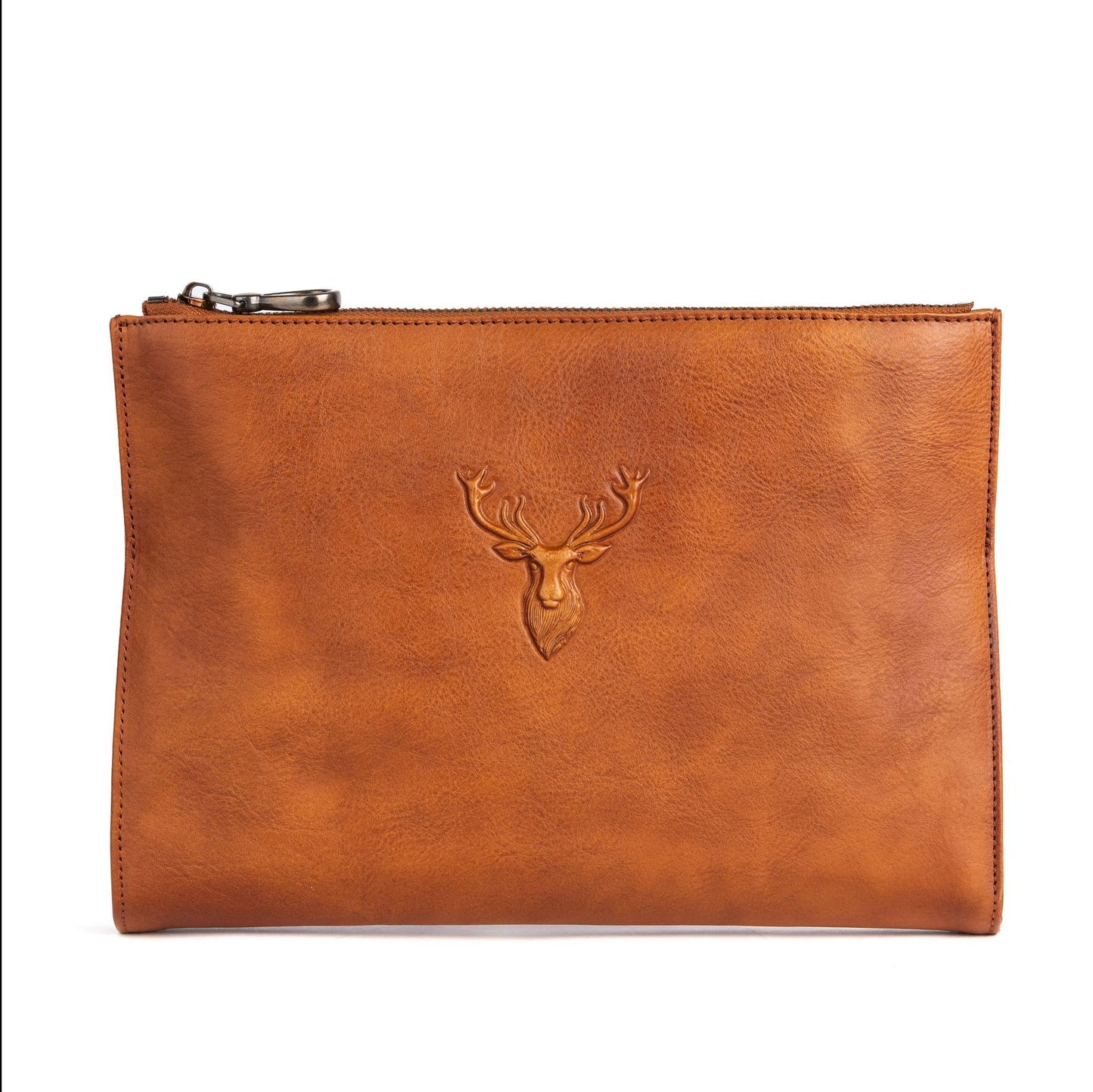Men's Clutch Bag Genuine Cowhide Leather Retro Casual Men's Handbag