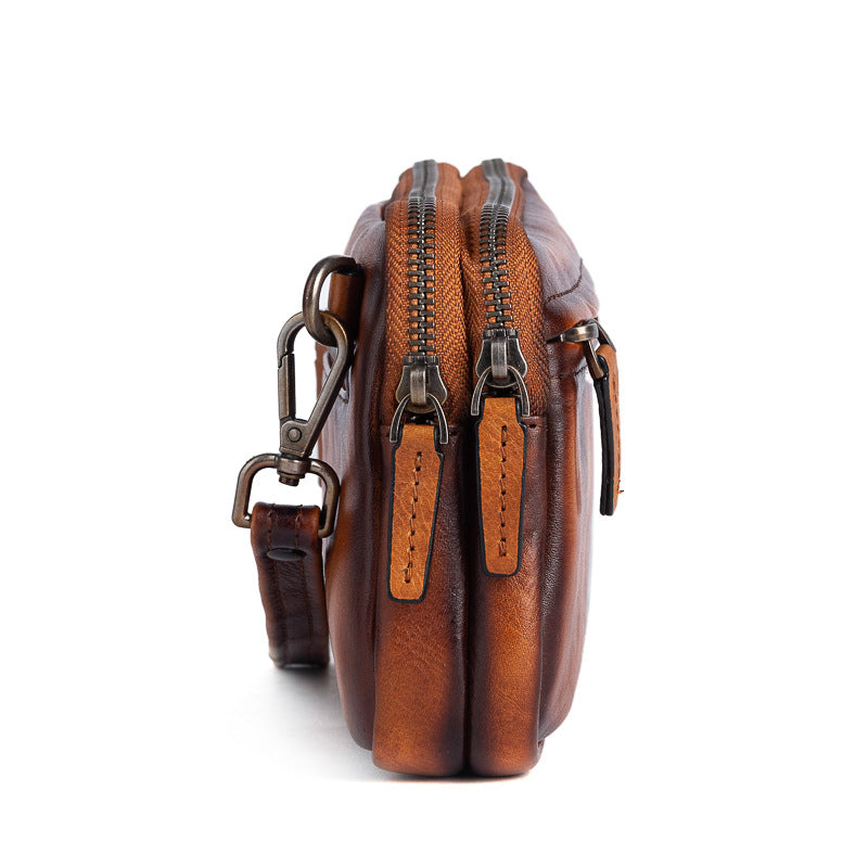 Men's Clutch Bag Genuine Cowhide Leather Casual Men's Handbag