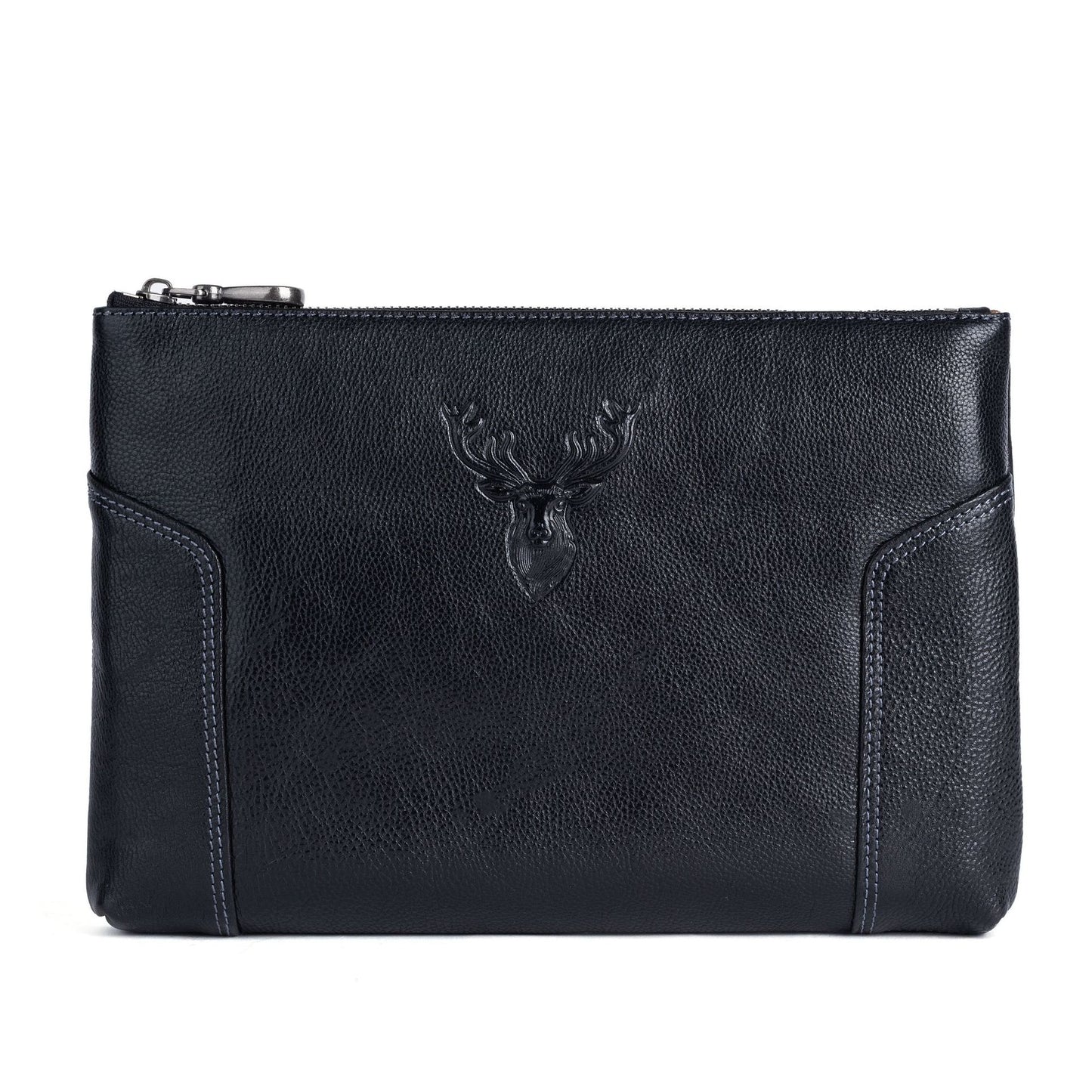 Men's Clutch Bag Genuine Cowhide Leather Casual Men's Handbag