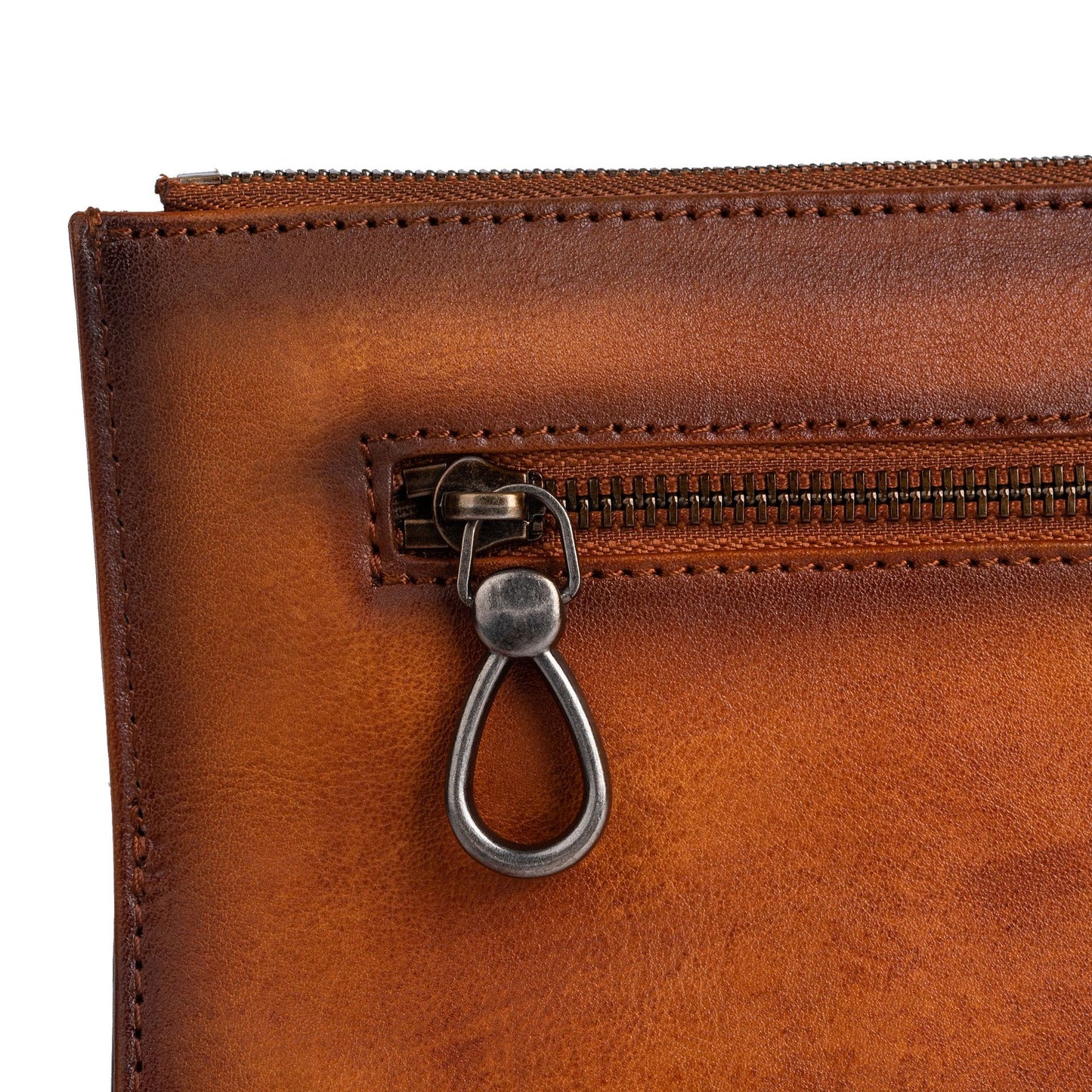 Men's Clutch Bag Genuine Cowhide Leather Retro Casual Men's Handbag