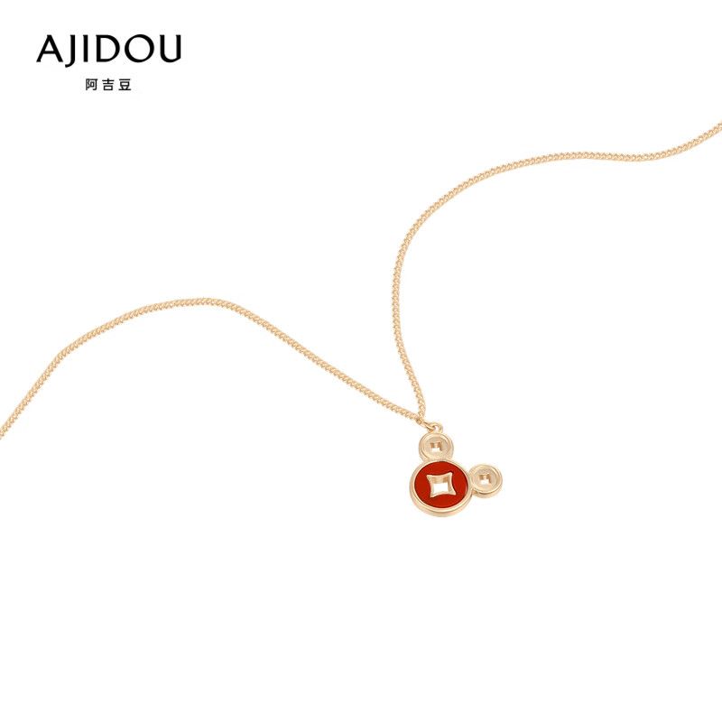 AJIDOU 女性ネックレスシンプルオリジナル小衆ネックレスプレゼント