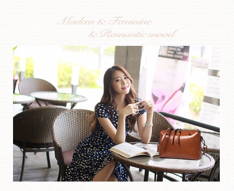 Bag Women Genuine Leather Fashion Simple Crossbody Bag Square Bag Shoulder Bag.Pochette