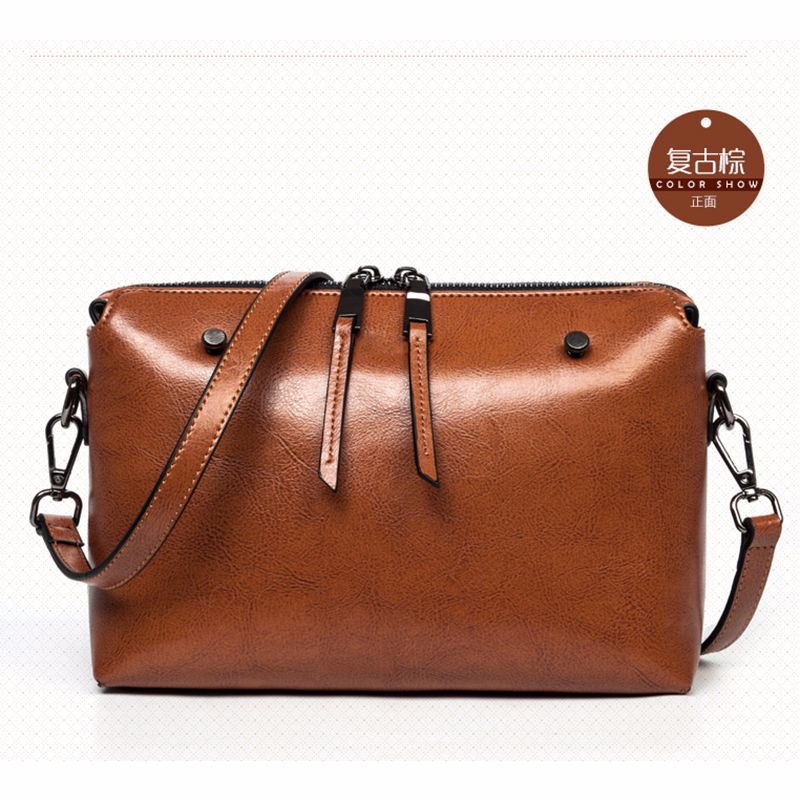 Bag Women Genuine Leather Fashion Simple Crossbody Bag Square Bag Shoulder Bag.Pochette