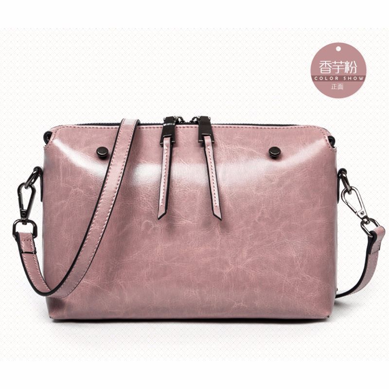 Bag Women Genuine Leather Fashion Simple Crossbody Bag Square Bag Shoulder Bag.Pochette