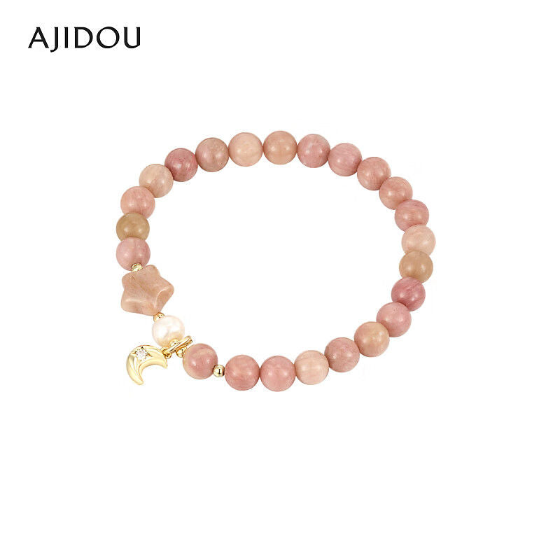 AJIDOU シンプルでおしゃれパールブレスレットガールフレンド
