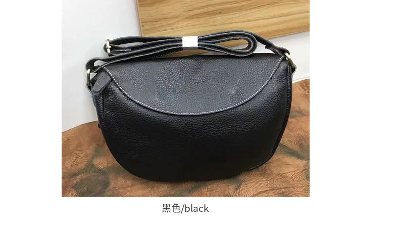 Men's Shoulder Bag Original Cowhide Genuine Leather Commuting Simple Luxury Men's Crossbody Bag
