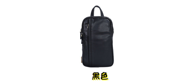 Men's Bust Bag Made of Genuine Cowhide Leather Luxury Casual Fashion Men's Shoulder Bag Crossbody Bag