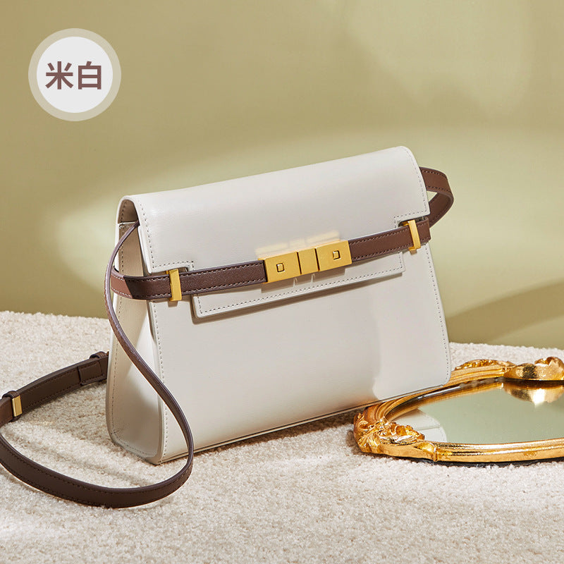 Women's Bag Genuine Leather Bag Single Crossbody Bag Fashion Luxury Elegant Commuting Shoulder Bag.Pochette