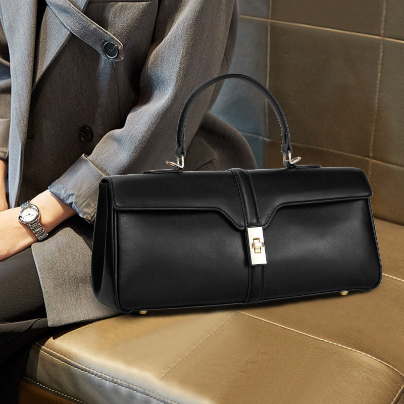 Cowhide women's bag High quality handbag Large capacity Genuine leather retro shoulder bag that goes with anything Fashion handbag.bag