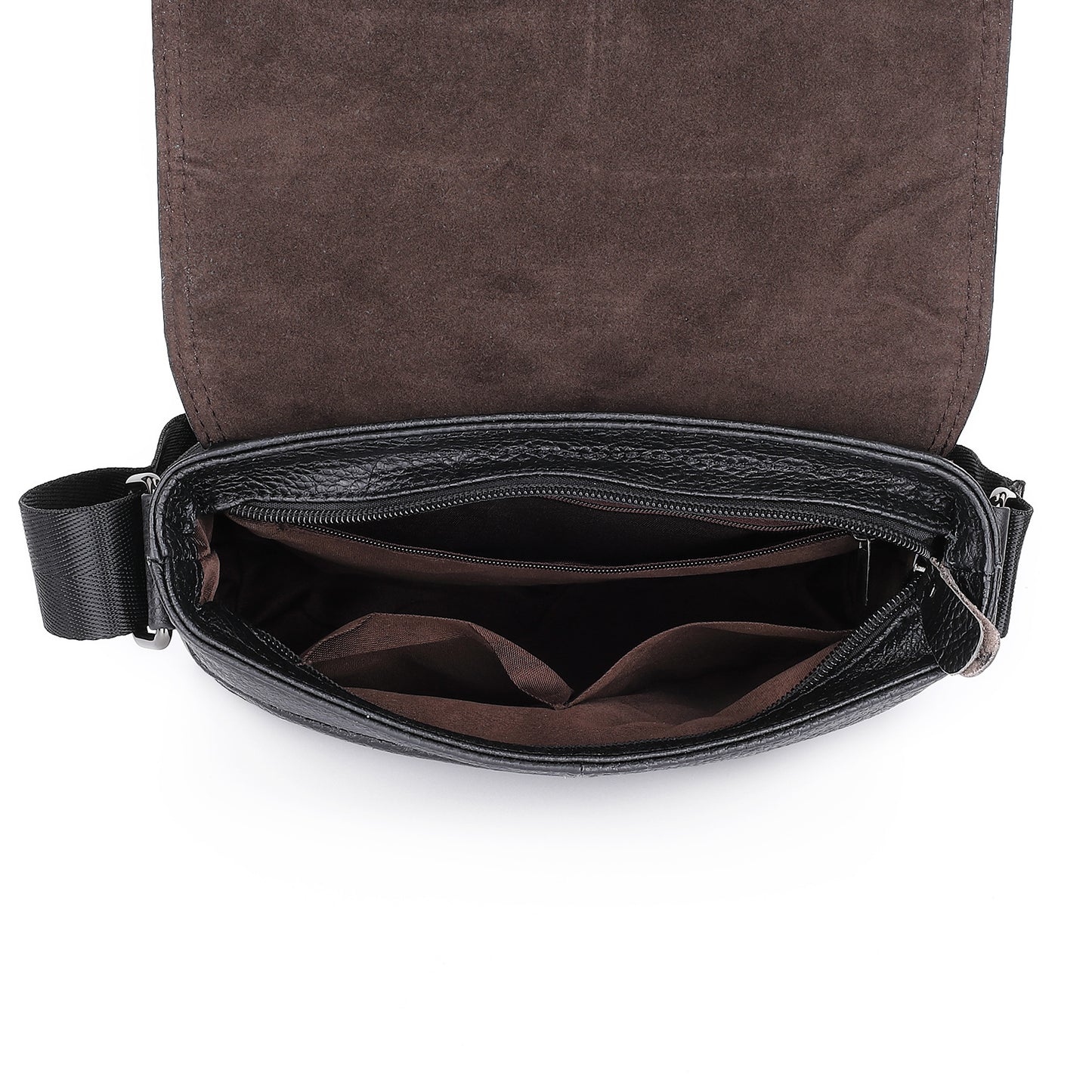 Men's Shoulder Bag Genuine Cowhide Leather Casual Fashion Men Crossbody Bag