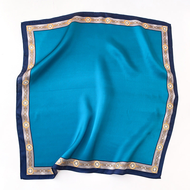 Silk scarf print pattern neckerchief fashion cashew nut flower temperament scarf
