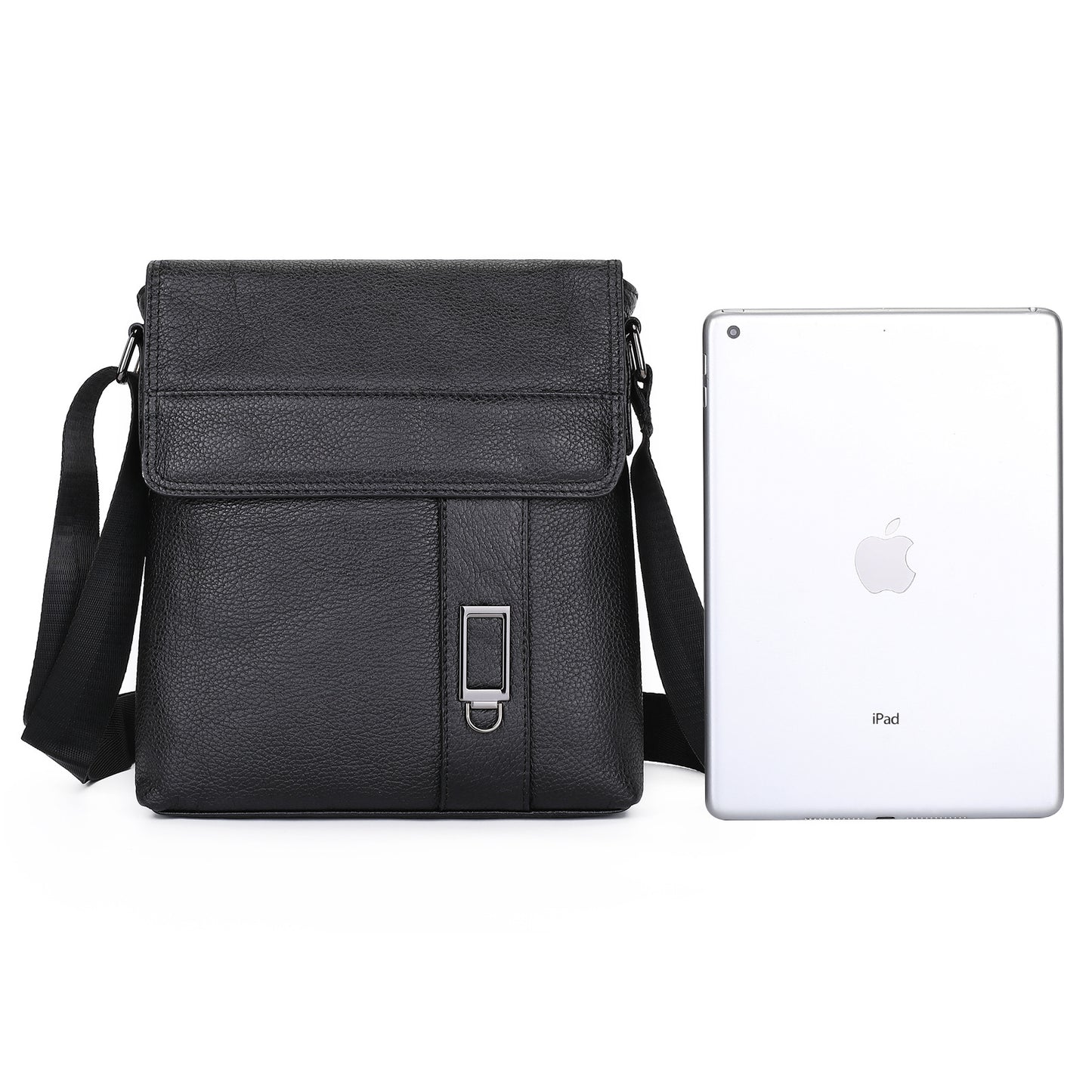 Men's Shoulder Bag Genuine Cowhide Leather Casual Fashion Men Crossbody Bag