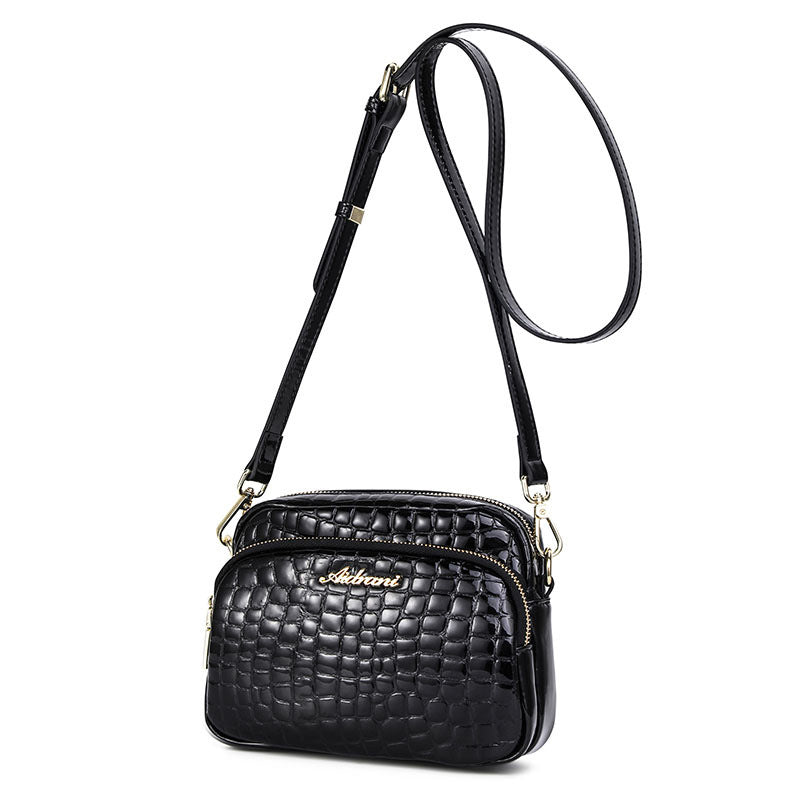 Women's Bag Genuine Leather Jewel Pattern Bag Fashion Crossbody Bag Retro High Quality Shoulder Bag.Pochette