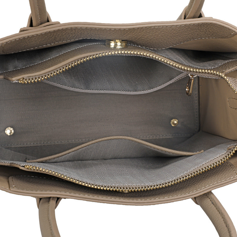 Women's bag handbag genuine leather luxury bag fashion cowhide commuting crossbody bag temperament handbag.bag