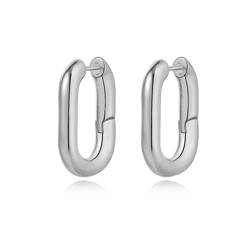 CE metal U-shaped earrings for ladies minor design sense luxury simple temperament luxury earrings