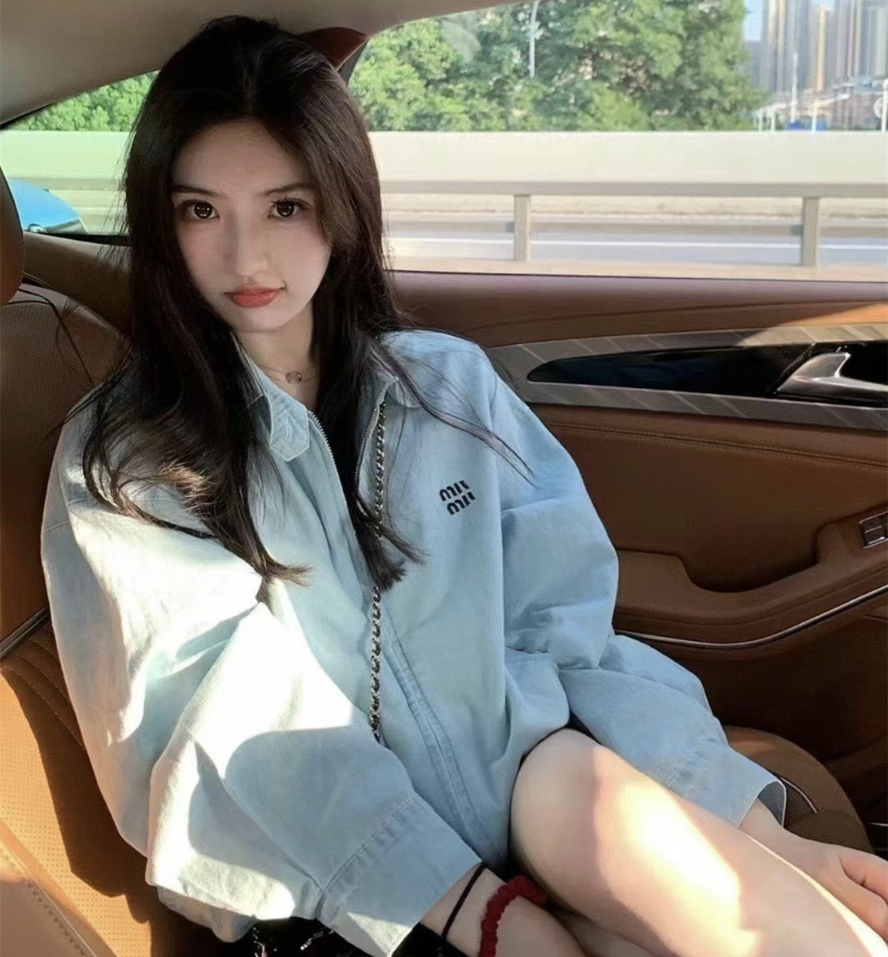 MIUMIU長袖ジャケット クールカジュアル 女性おしゃれ上着 SY0364