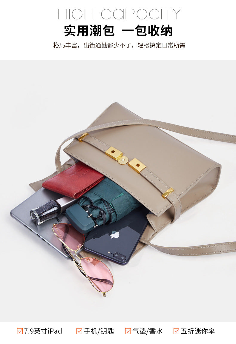 Women's Bag Genuine Leather Bag Single Crossbody Bag Fashion Luxury Elegant Commuting Shoulder Bag.Pochette