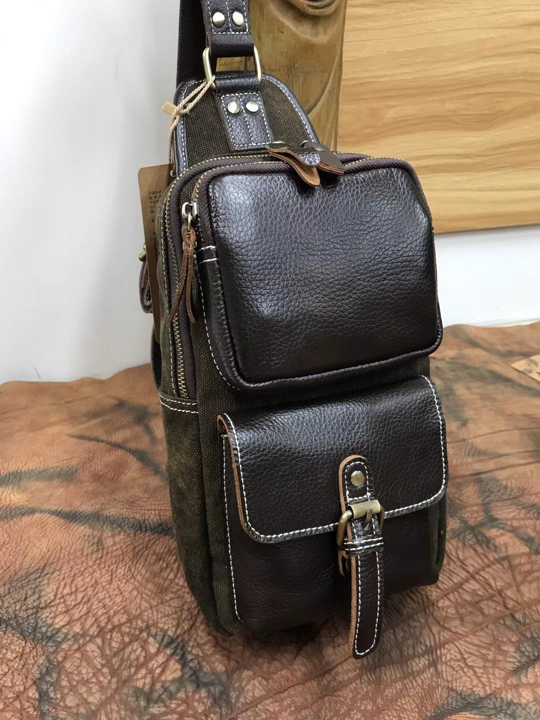 Men's Bust Bag Korean Fashion Casual Waist Pouch Men's Crossbody Shoulder Bag