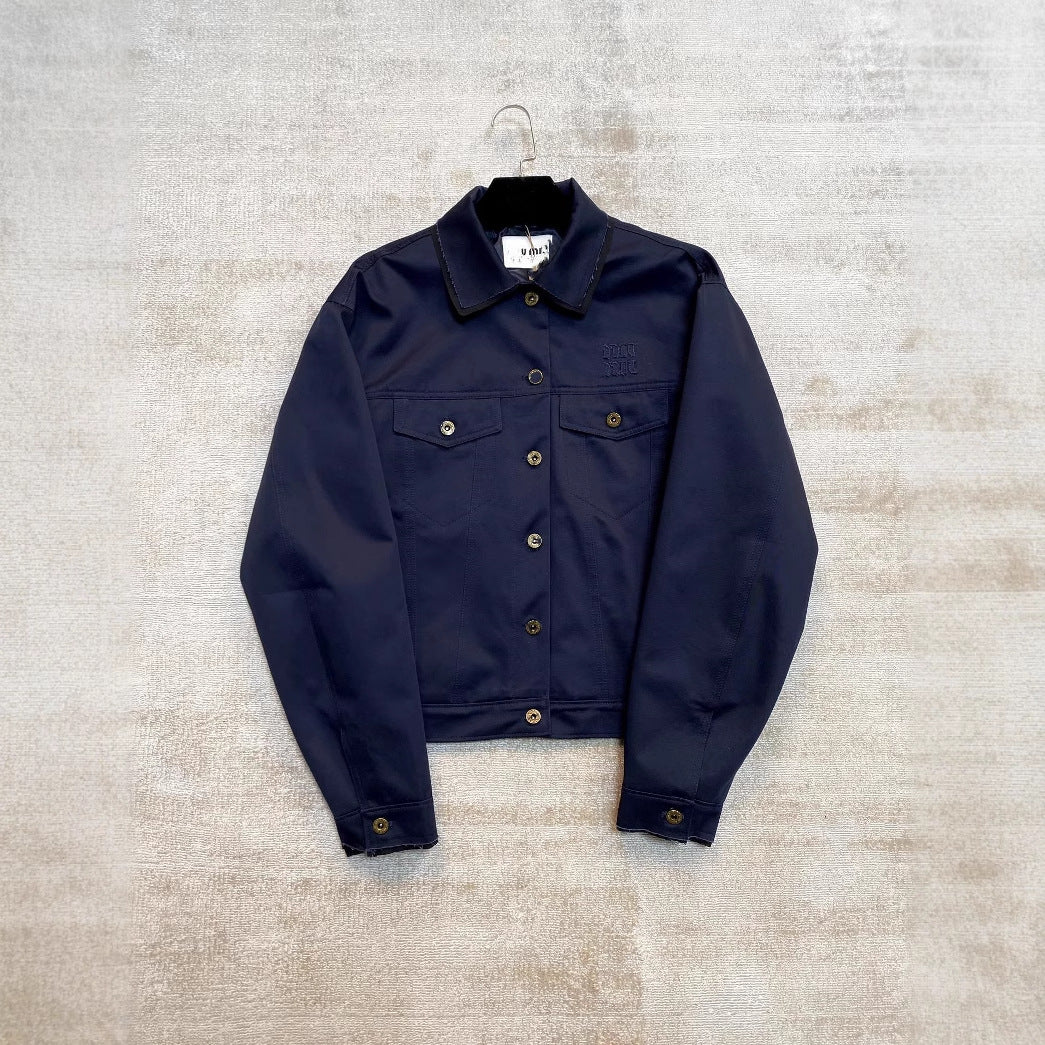 MIUMIU長袖ジャケット クールカジュアル おしゃれ上着 SY0363
