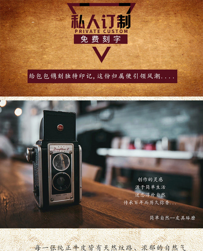 Men's belt handmade vintage cowhide genuine leather casual fashion needle buckle copper buckle belt