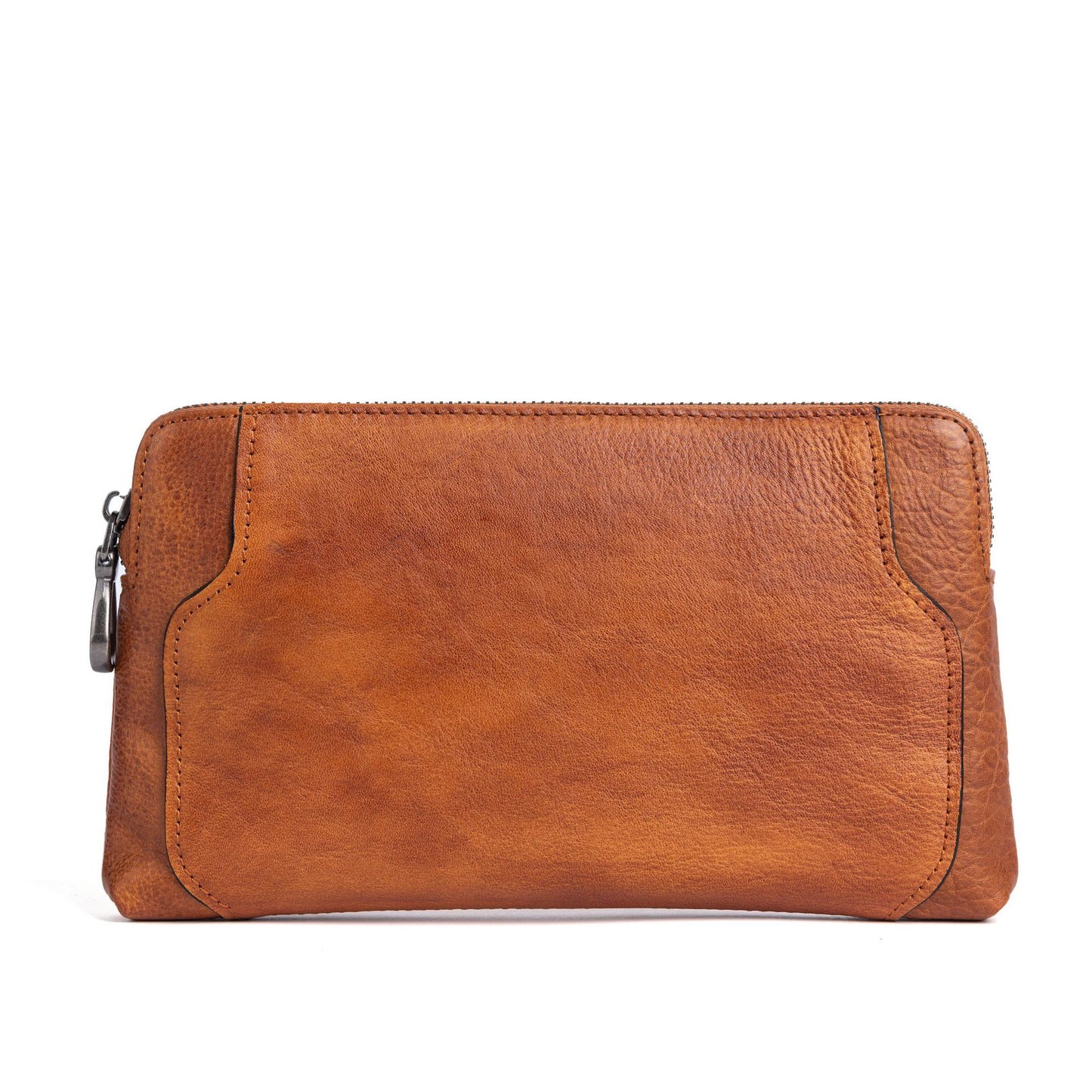 Men's Clutch Bag Genuine Cowhide Leather Retro Casual Men's Bag