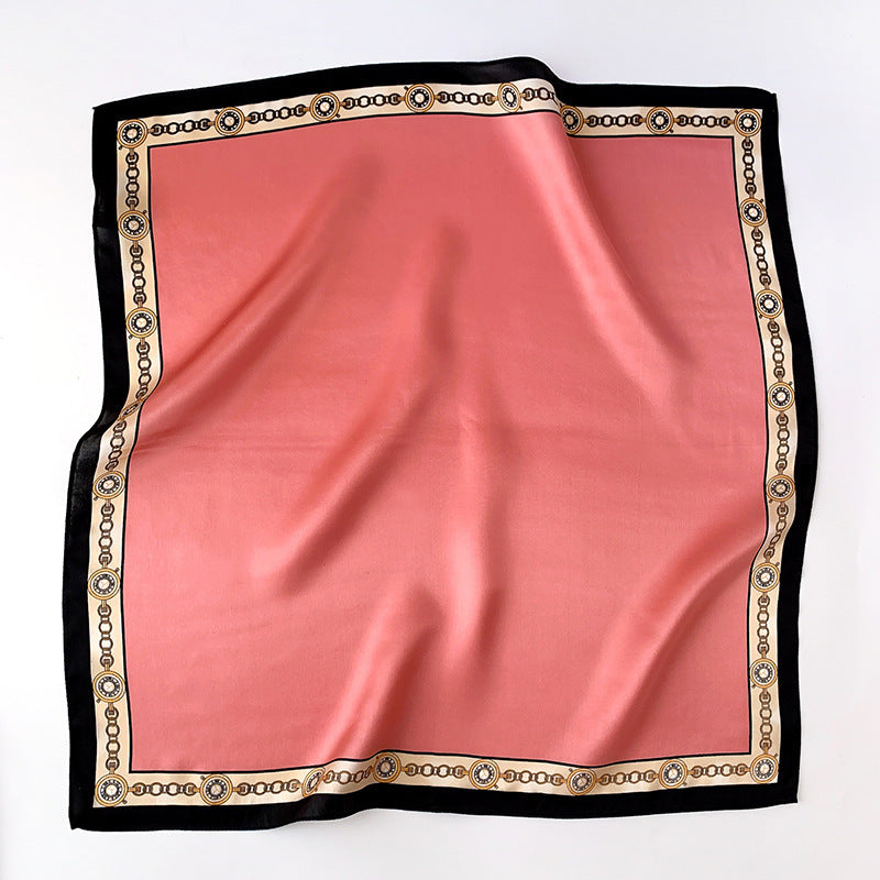 Silk scarf print pattern neckerchief fashion cashew nut flower temperament scarf