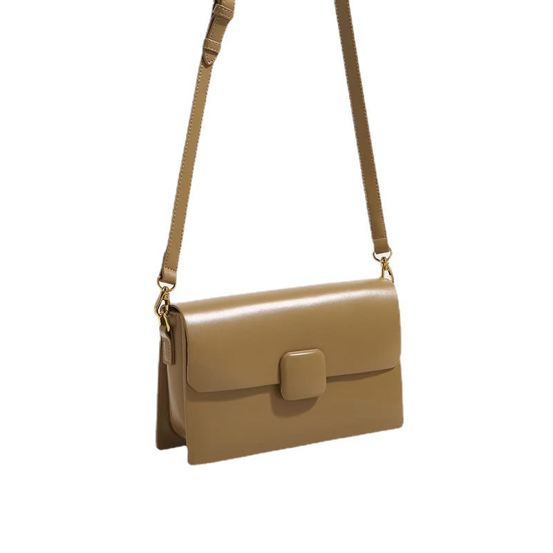 Acrylic chain back luxury genuine leather women's bag trendy fashion diagonal armpit bag shoulder bag.pochette