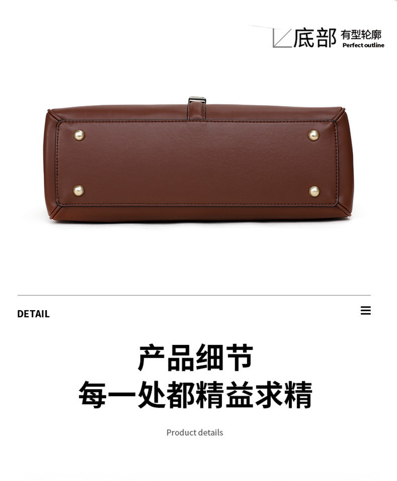 Cowhide women's bag High quality handbag Large capacity Genuine leather retro shoulder bag that goes with anything Fashion handbag.bag