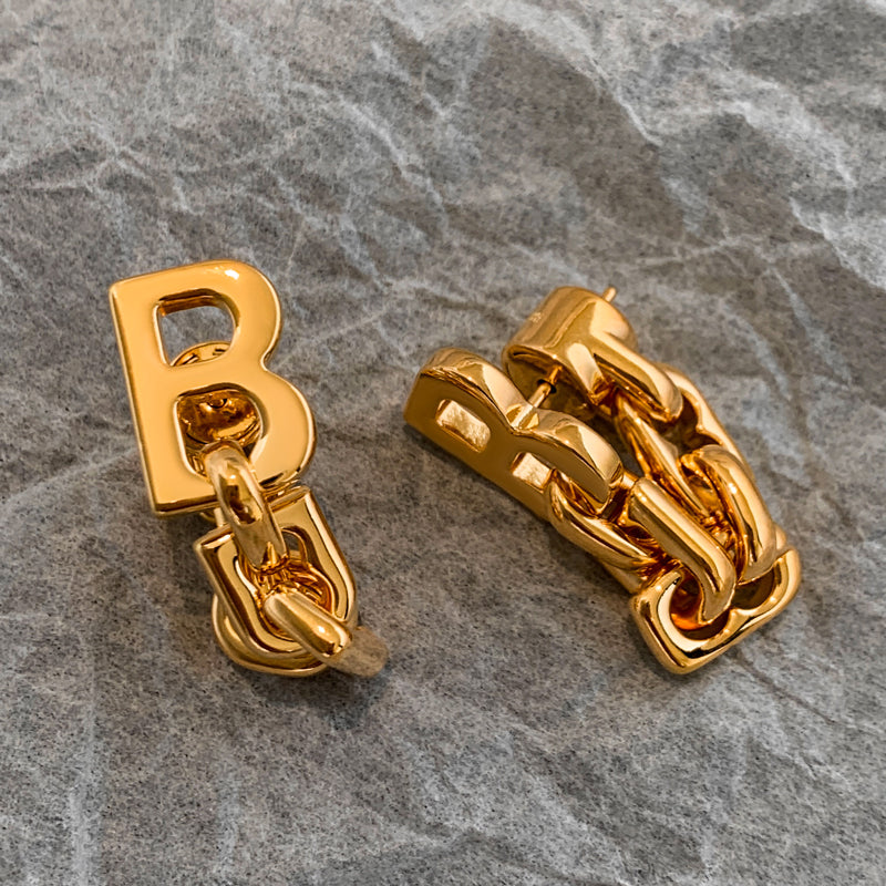 B Chain Long Earrings Women's Temperament Luxury Earrings that Disdain Luxury