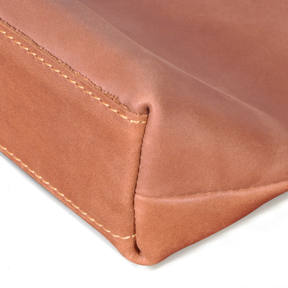 Men's Briefcase Shoulder Bag Retro Business Handbag Cowhide Genuine Leather Men Computer Bag