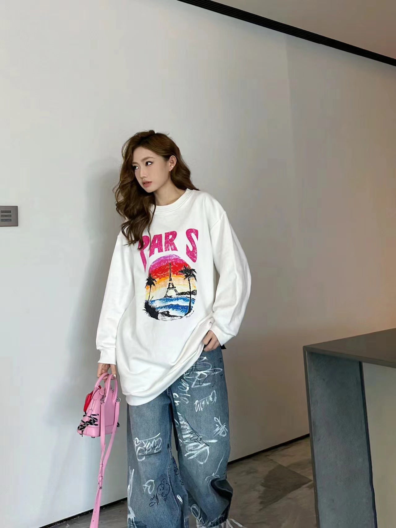 BLファッション長袖tシャツ おしゃれ上着 クールカジュアル ロングtシャツ プルオーバーSY0863