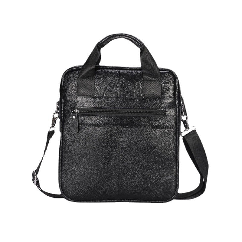 Men's Shoulder Bag Genuine Cowhide Leather Fashion Casual Business Men's Crossbody Bag Handbag